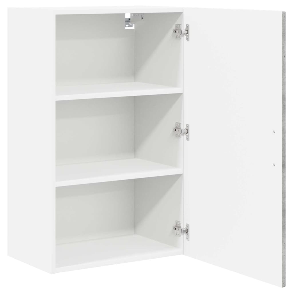 Ormar za Zid Betonski sivi 50 x 31 x 80 cm Konstruirano drvo
