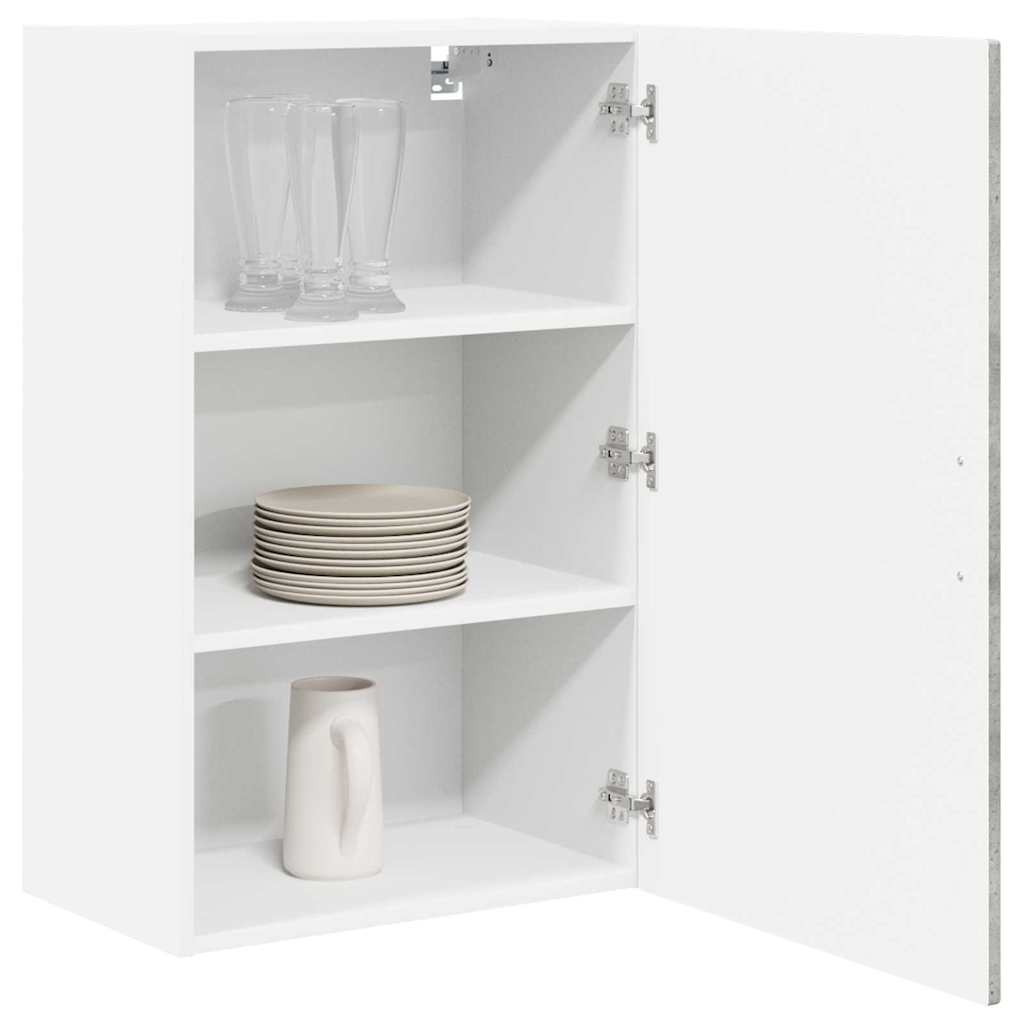 Ormar za Zid Betonski sivi 50 x 31 x 80 cm Konstruirano drvo