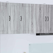 Ormar za Zid Siva Sonoma 50 x 31 x 80 cm Konstruirano drvo