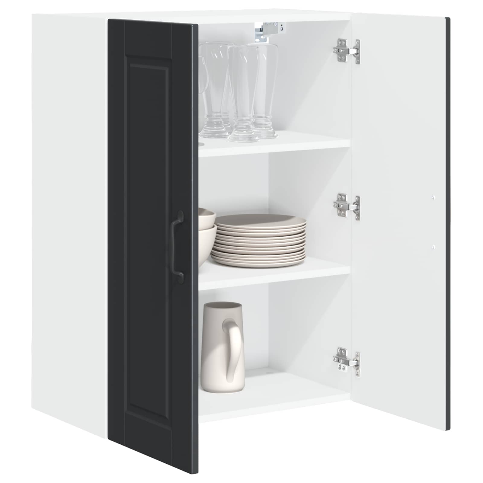 Ormar za Zid Crna 60 x 31 x 80 cm Konstruirano drvo