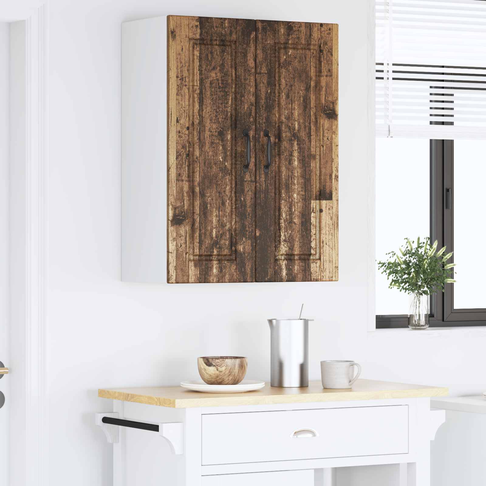 Ormar za Zid Staro drvo 60 x 31 x 80 cm Konstruirano drvo