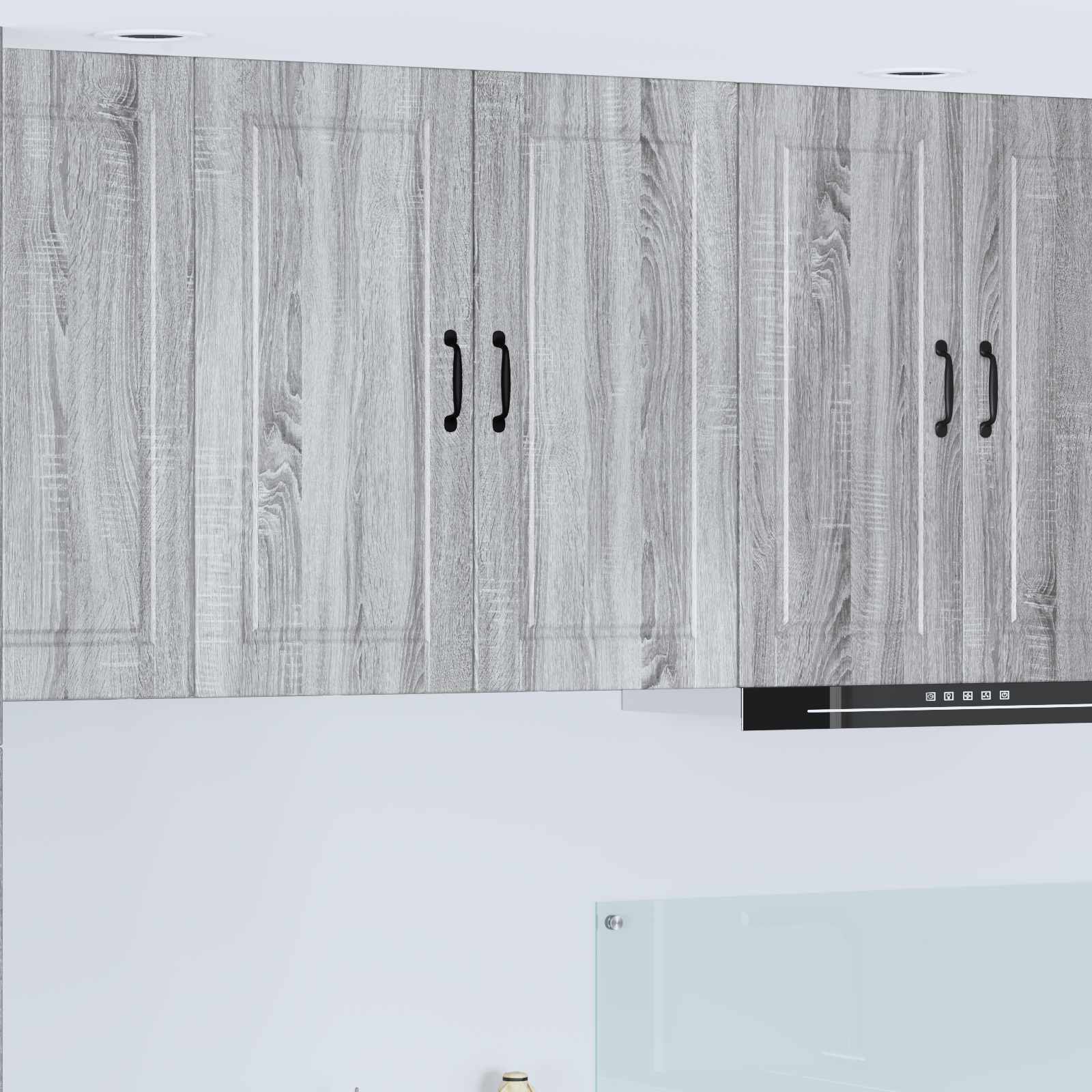 Ormar za Zid Siva Sonoma 80 x 31 x 80 cm Konstruirano drvo