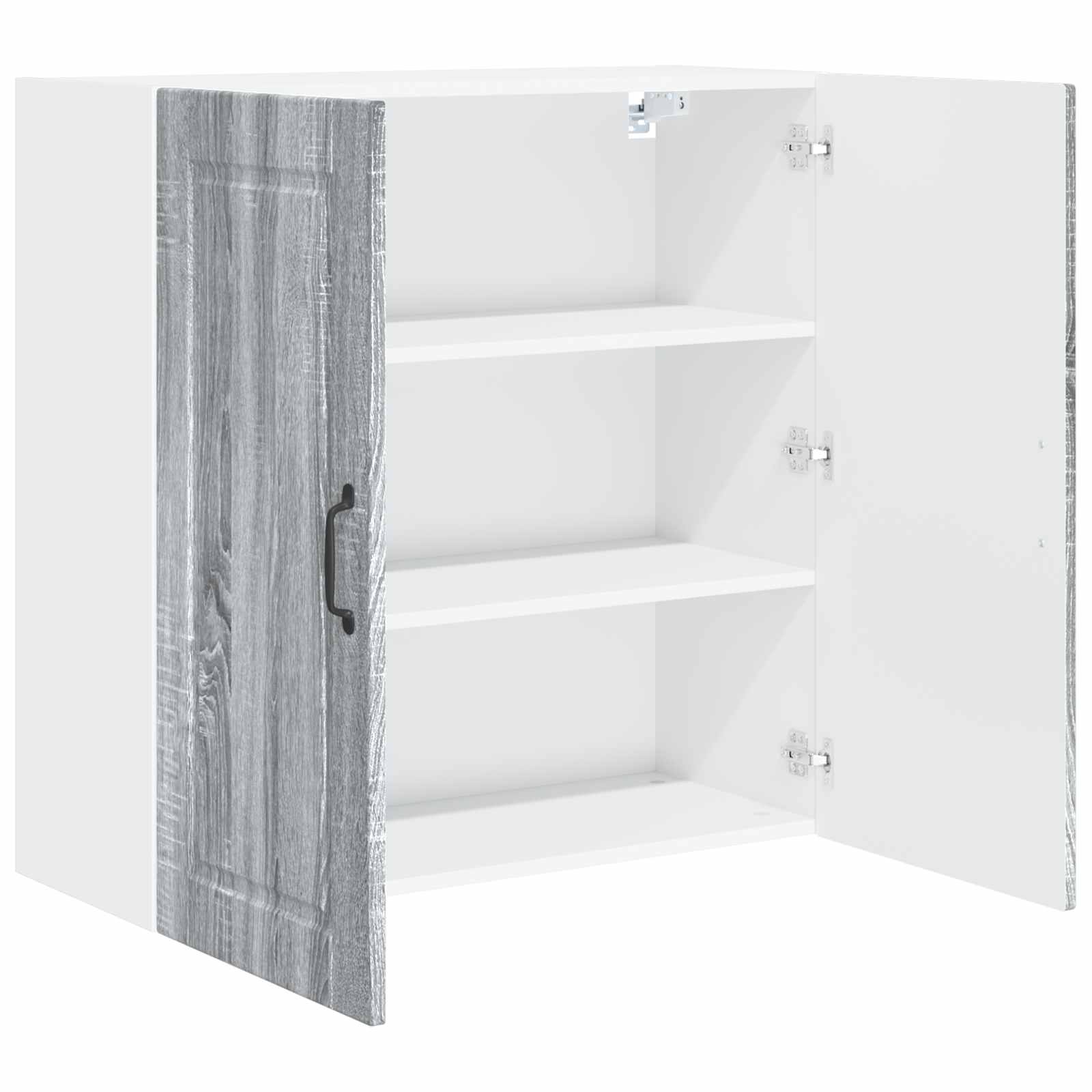 Ormar za Zid Siva Sonoma 80 x 31 x 80 cm Konstruirano drvo