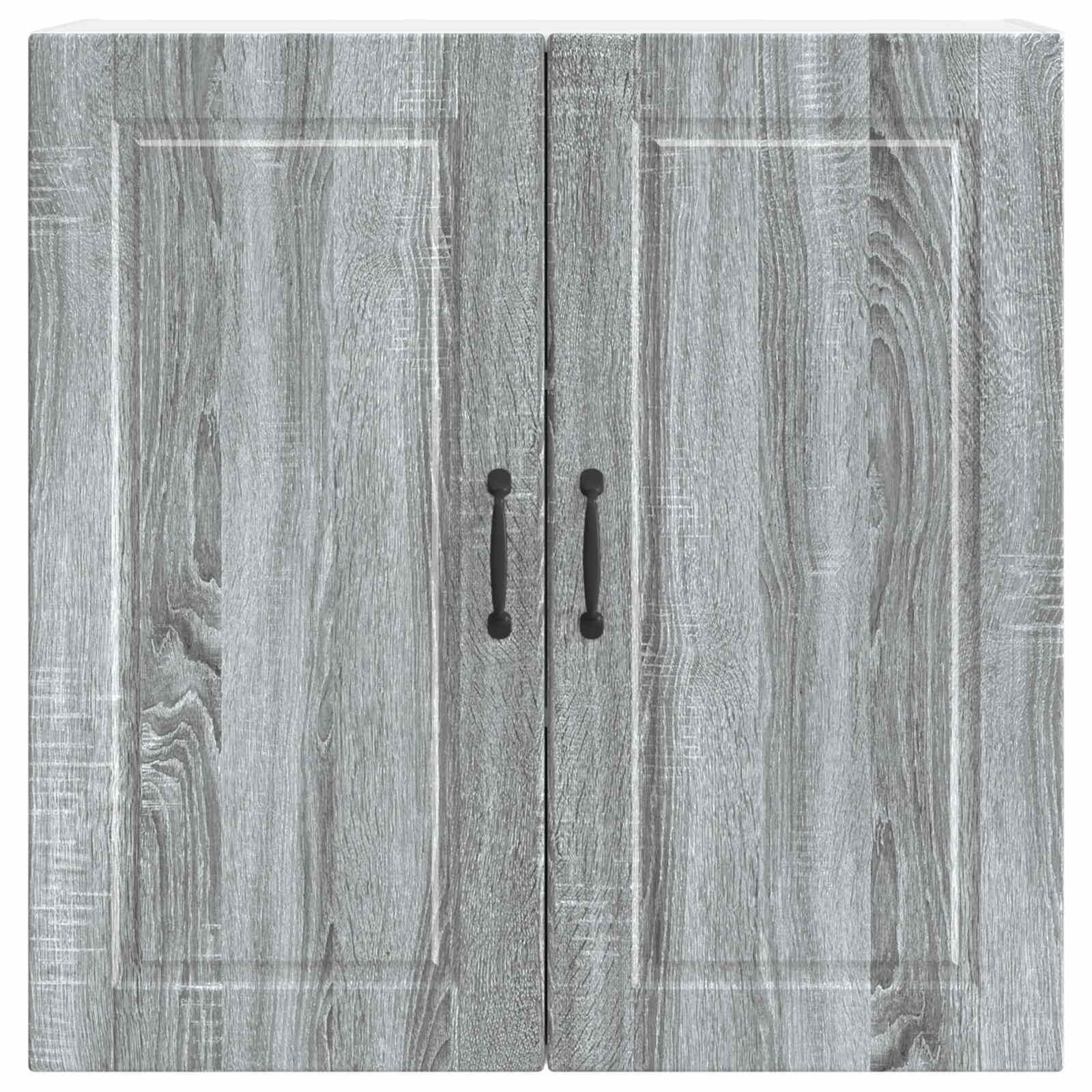 Ormar za Zid Siva Sonoma 80 x 31 x 80 cm Konstruirano drvo