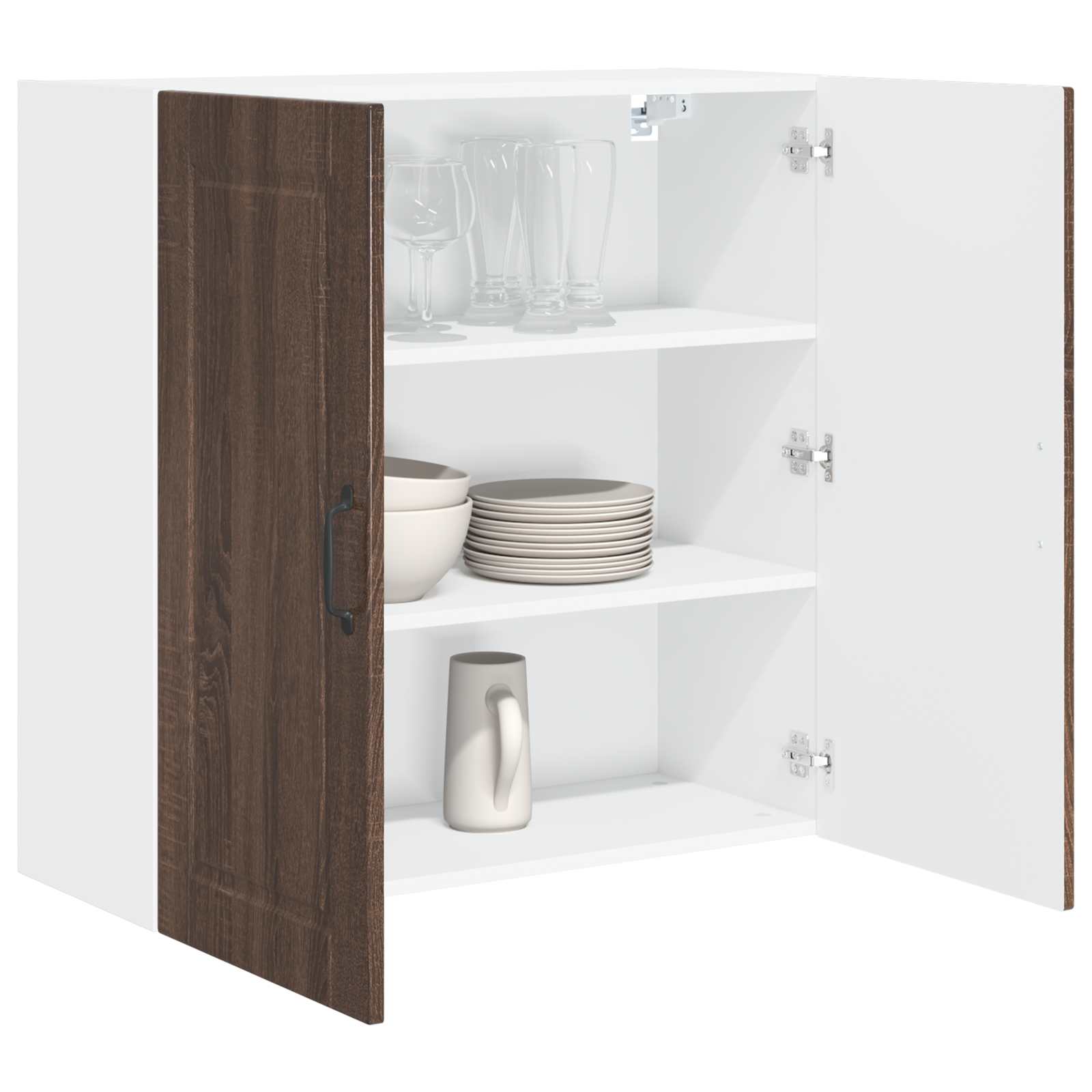 Ormar za Zid Smeđi hrast 80 x 31 x 80 cm Konstruirano drvo
