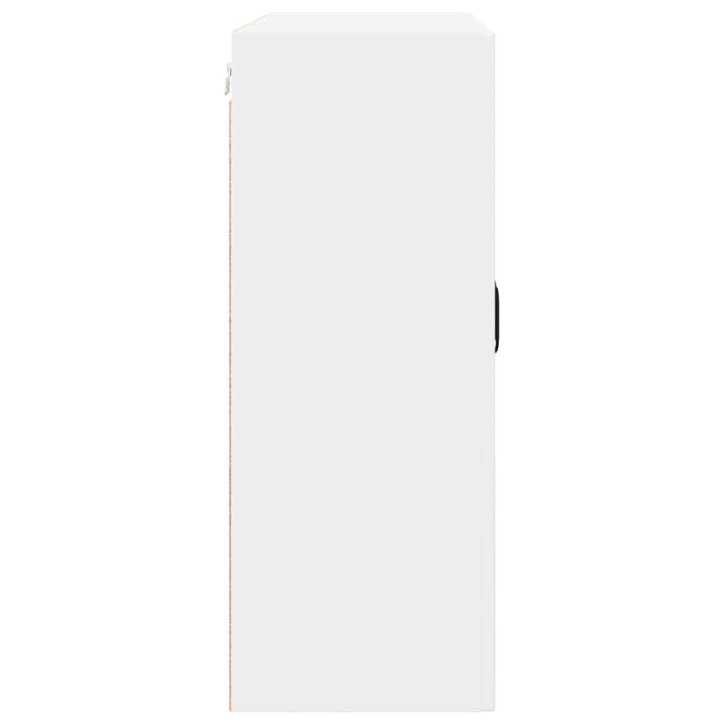 Zidni stakleni ormarić Bijelo 80 x 31 x 80 cm Konstruirano drvo