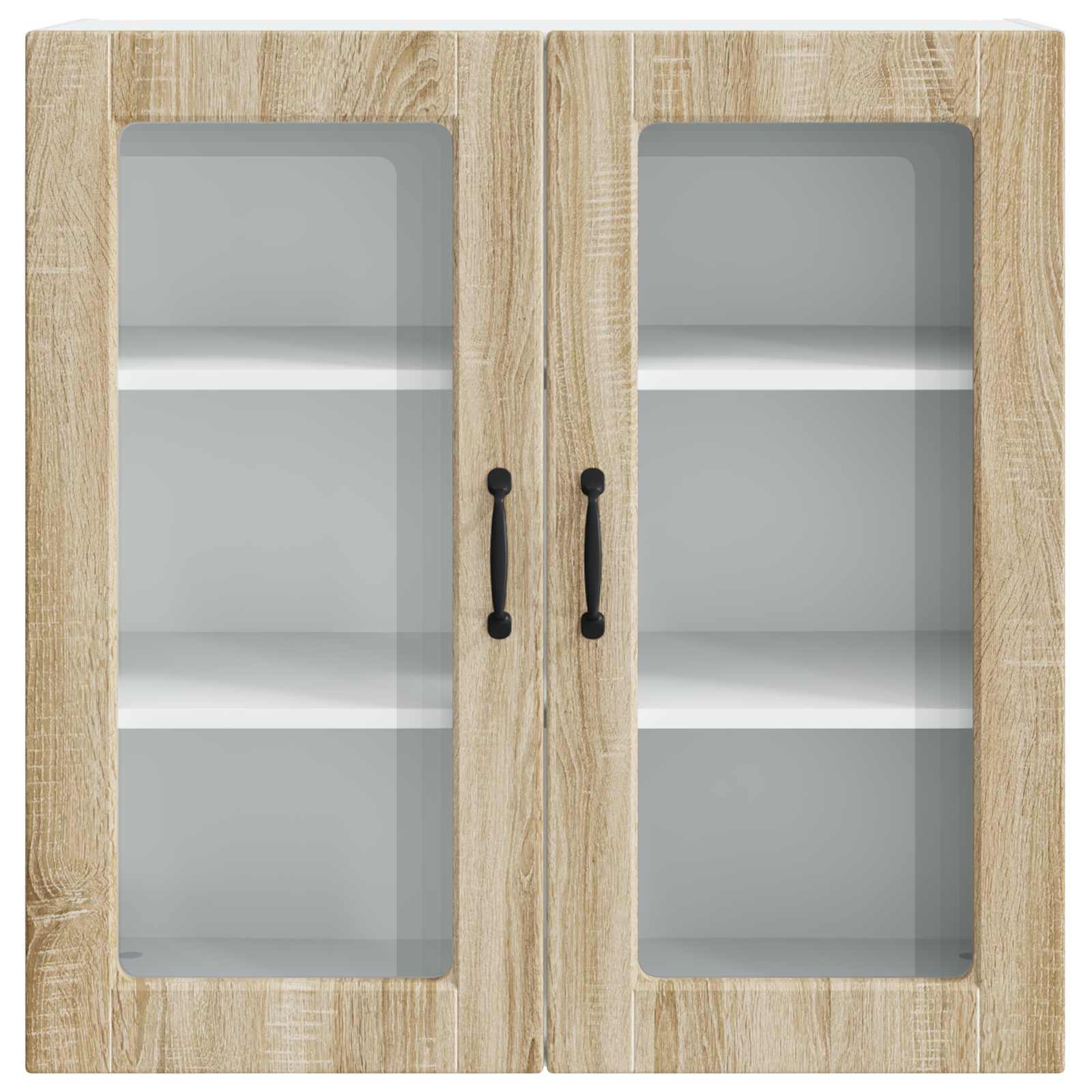 Zidni stakleni ormarić Sonoma hrast 80 x 31 x 80 cm
