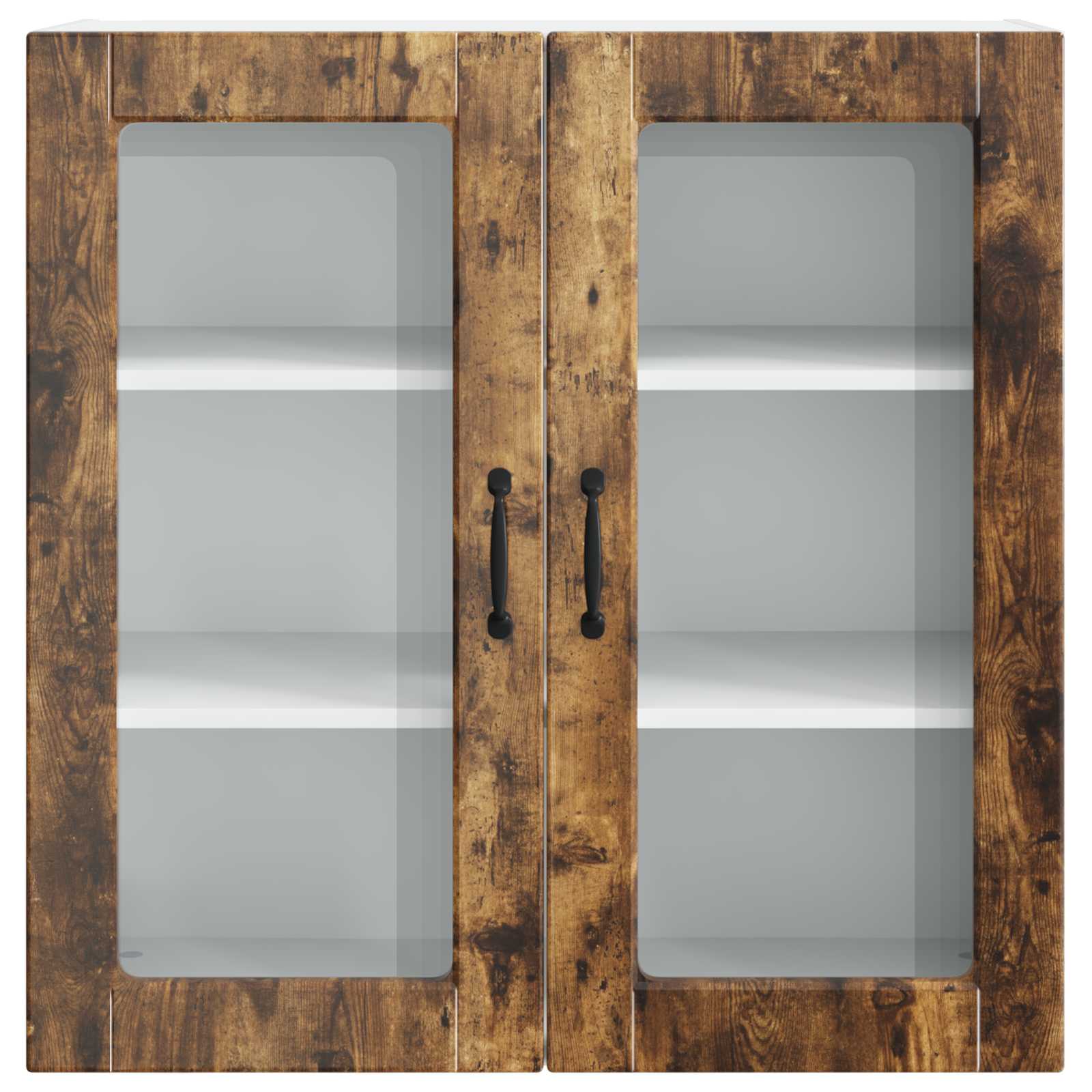 Zidni stakleni ormarić Dimljeni hrast 80 x 31 x 80 cm