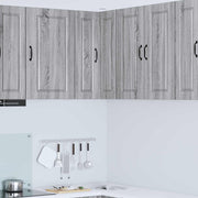 Zidni kutni ormar Siva Sonoma 57 x 57 x 80 cm Konstruirano drvo