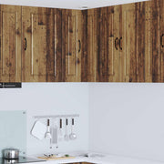 Zidni kutni ormar Staro drvo 57 x 57 x 80 cm Konstruirano drvo