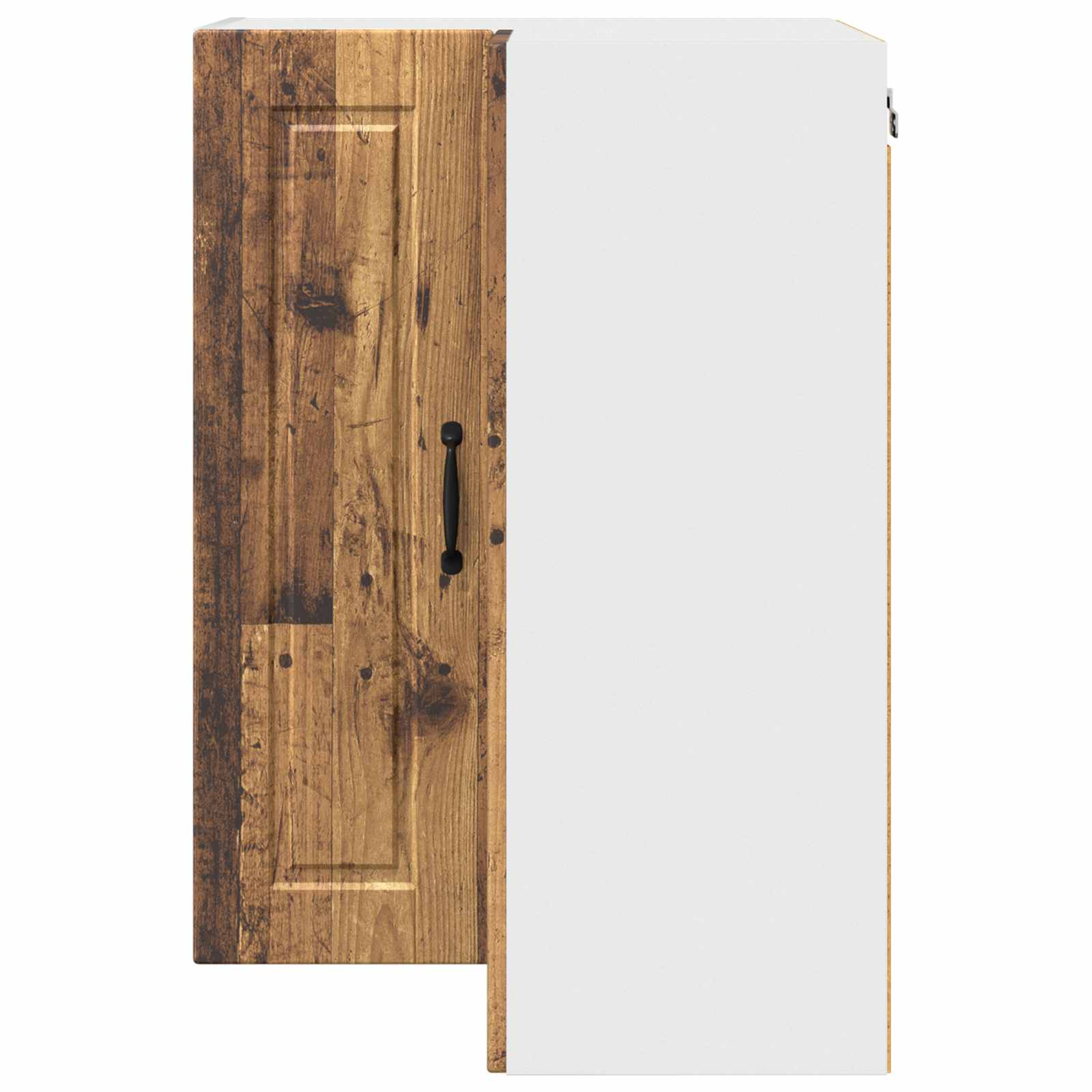 Zidni kutni ormar Staro drvo 57 x 57 x 80 cm Konstruirano drvo