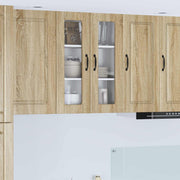 Zidni stakleni ormarić Sonoma hrast 60 x 31 x 80 cm