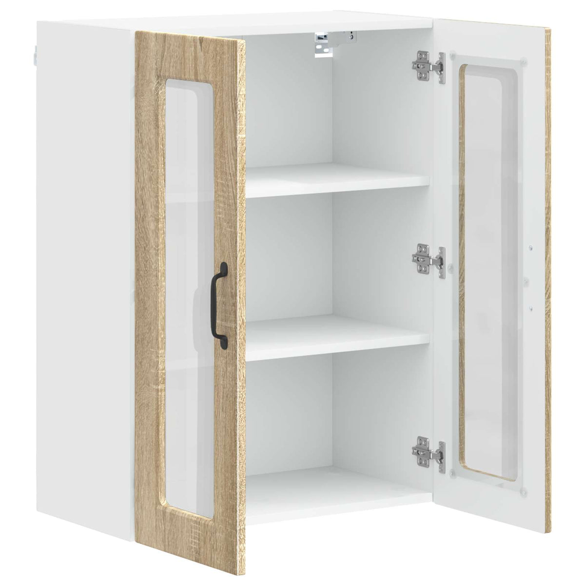 Zidni stakleni ormarić Sonoma hrast 60 x 31 x 80 cm