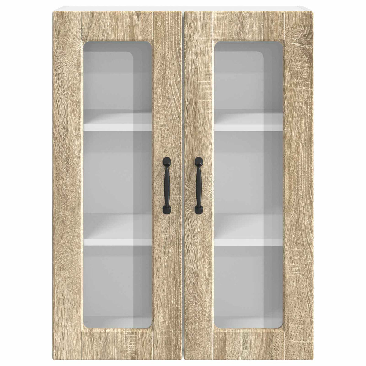 Zidni stakleni ormarić Sonoma hrast 60 x 31 x 80 cm