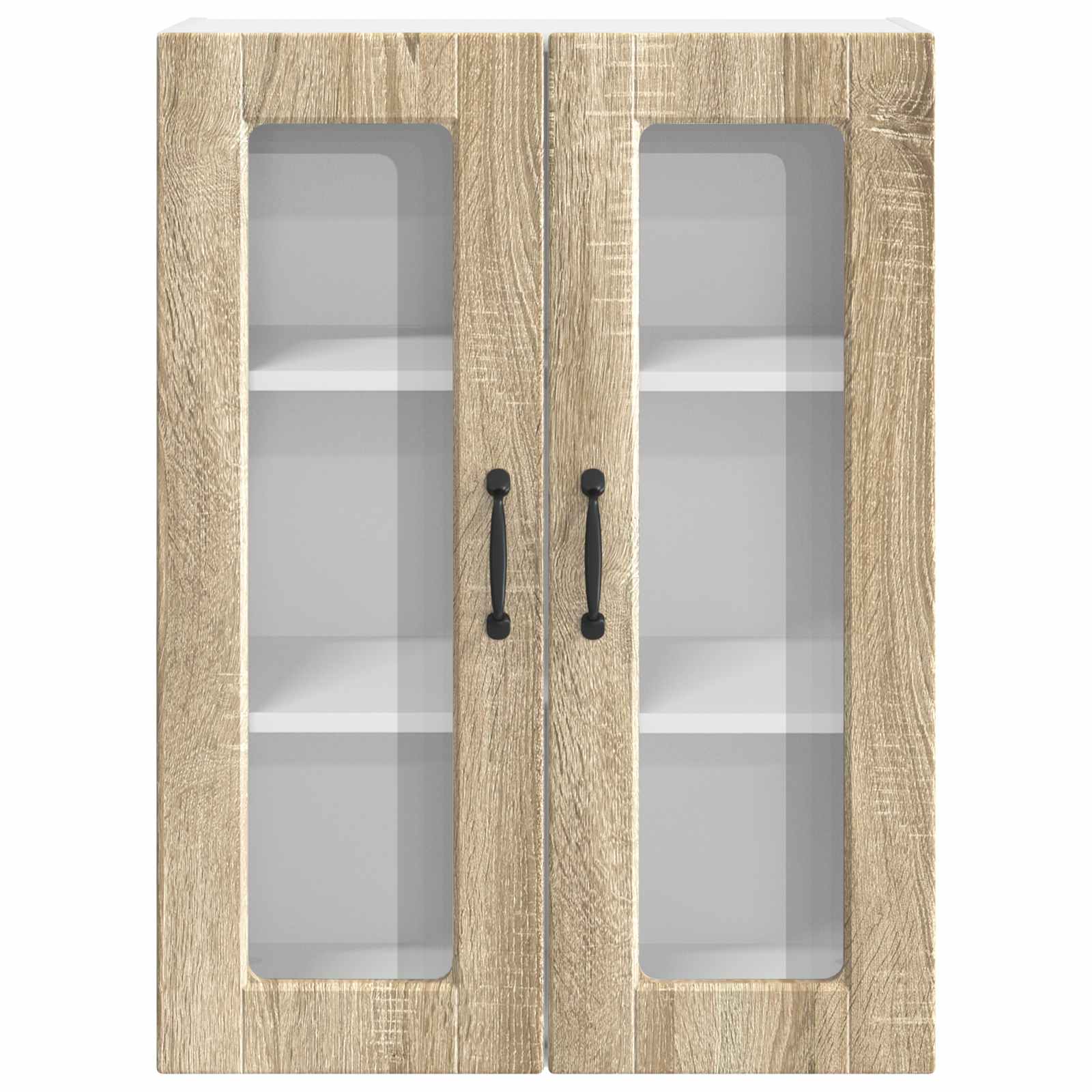 Zidni stakleni ormarić Sonoma hrast 60 x 31 x 80 cm