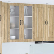 Zidni stakleni ormarić Sonoma hrast 40 x 31 x 100 cm