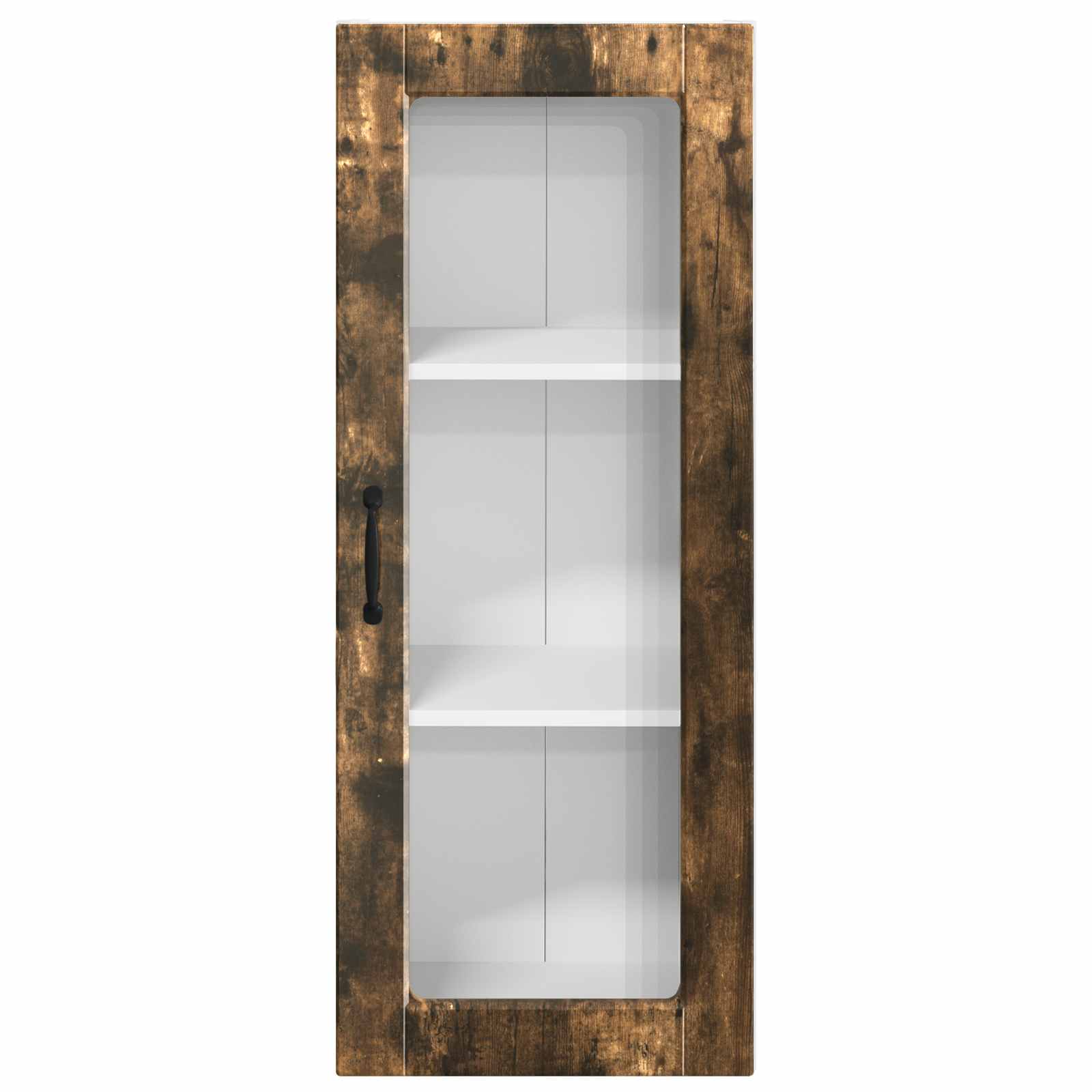 Zidni stakleni ormarić Dimljeni hrast 40 x 31 x 100 cm