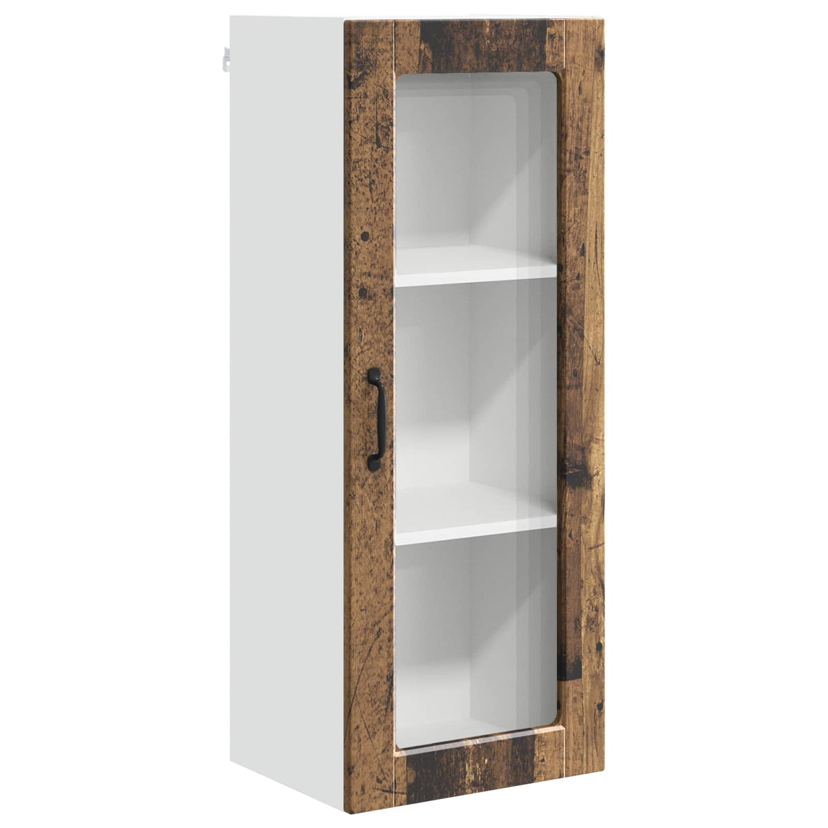 Zidni stakleni ormarić Staro drvo 40 x 31 x 100 cm
