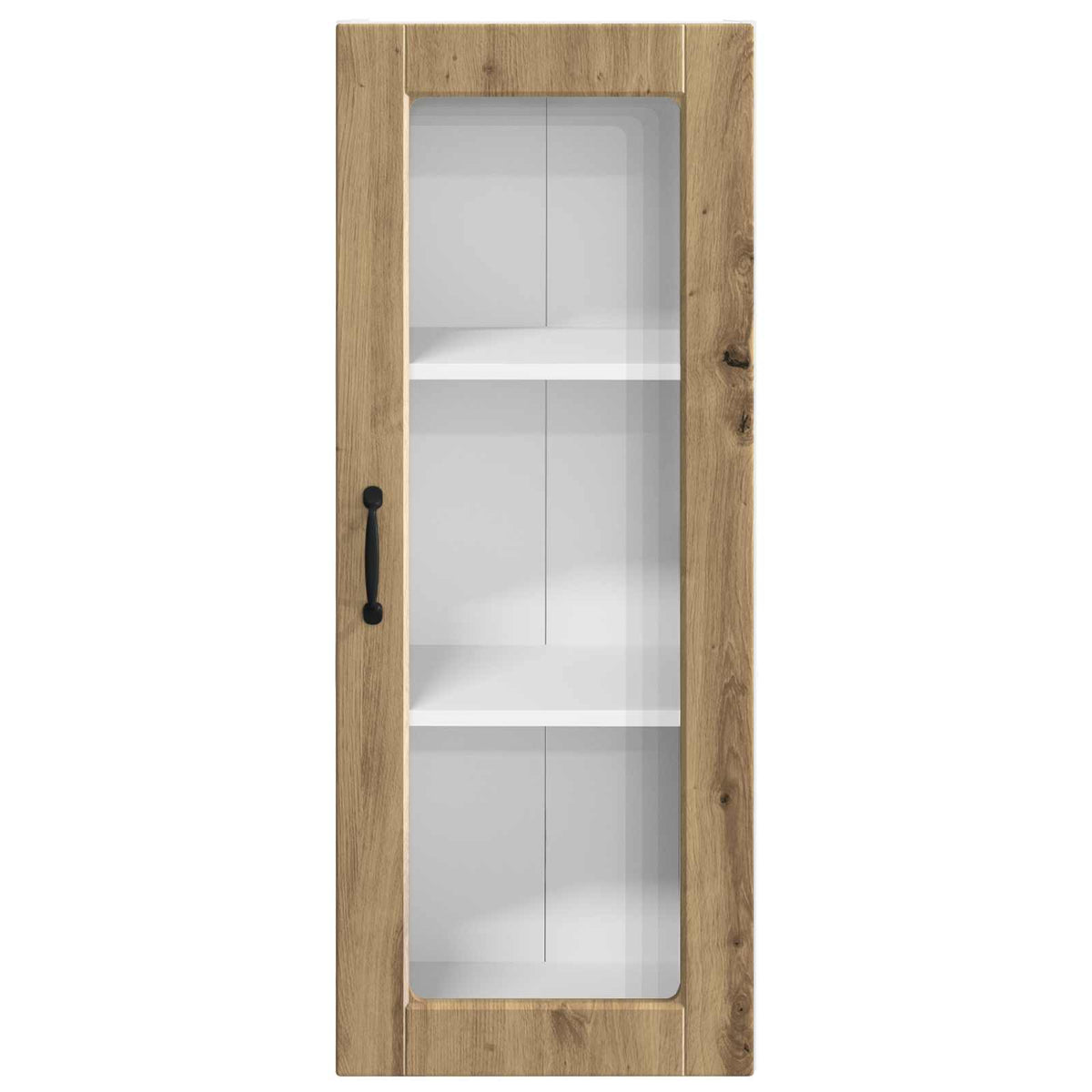 Zidni stakleni ormarić Umjetnički hrast 40 x 31 x 100 cm