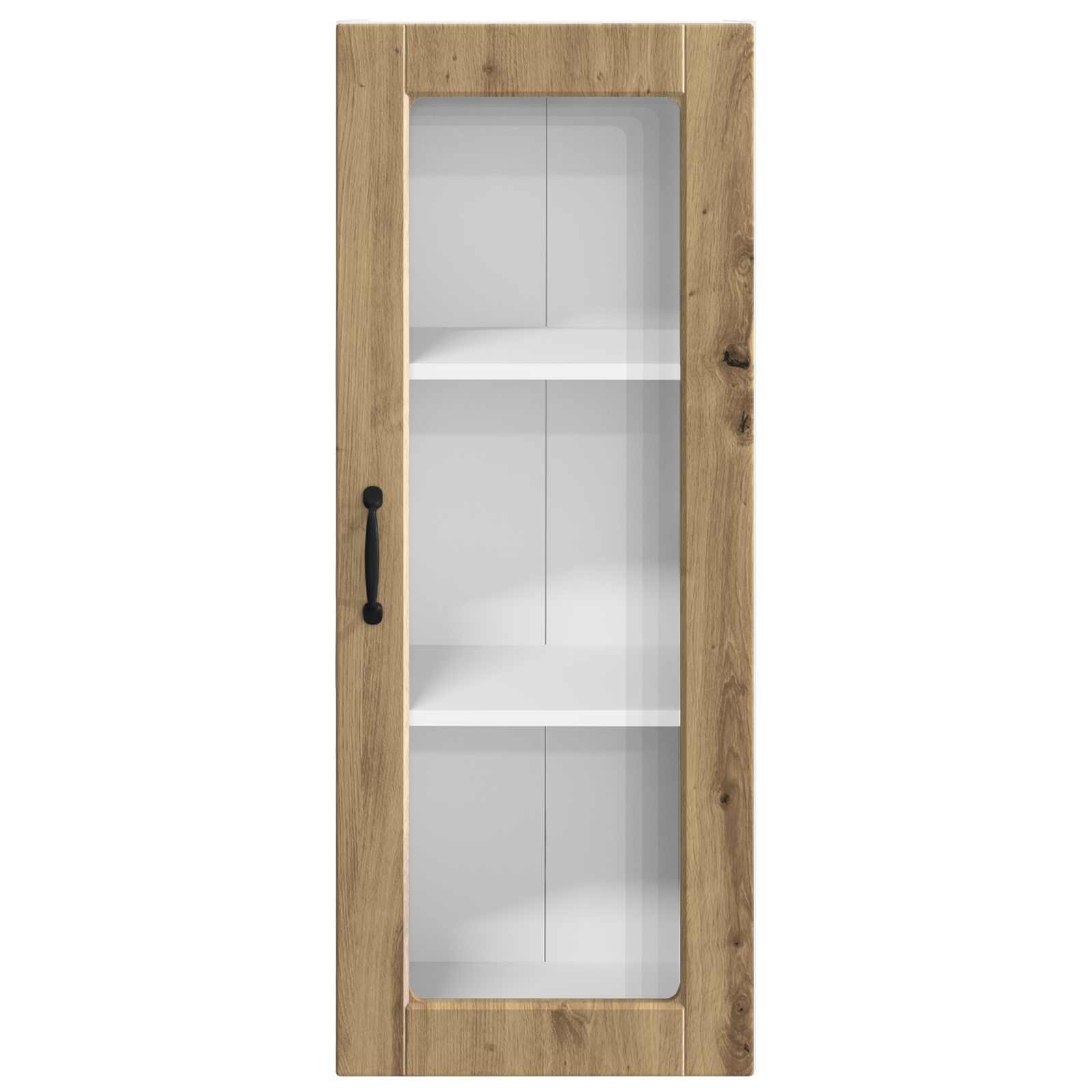 Zidni stakleni ormarić Umjetnički hrast 40 x 31 x 100 cm