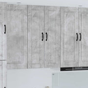 Ormar za Zid Betonski sivi 30 x 31 x 100 cm Konstruirano drvo
