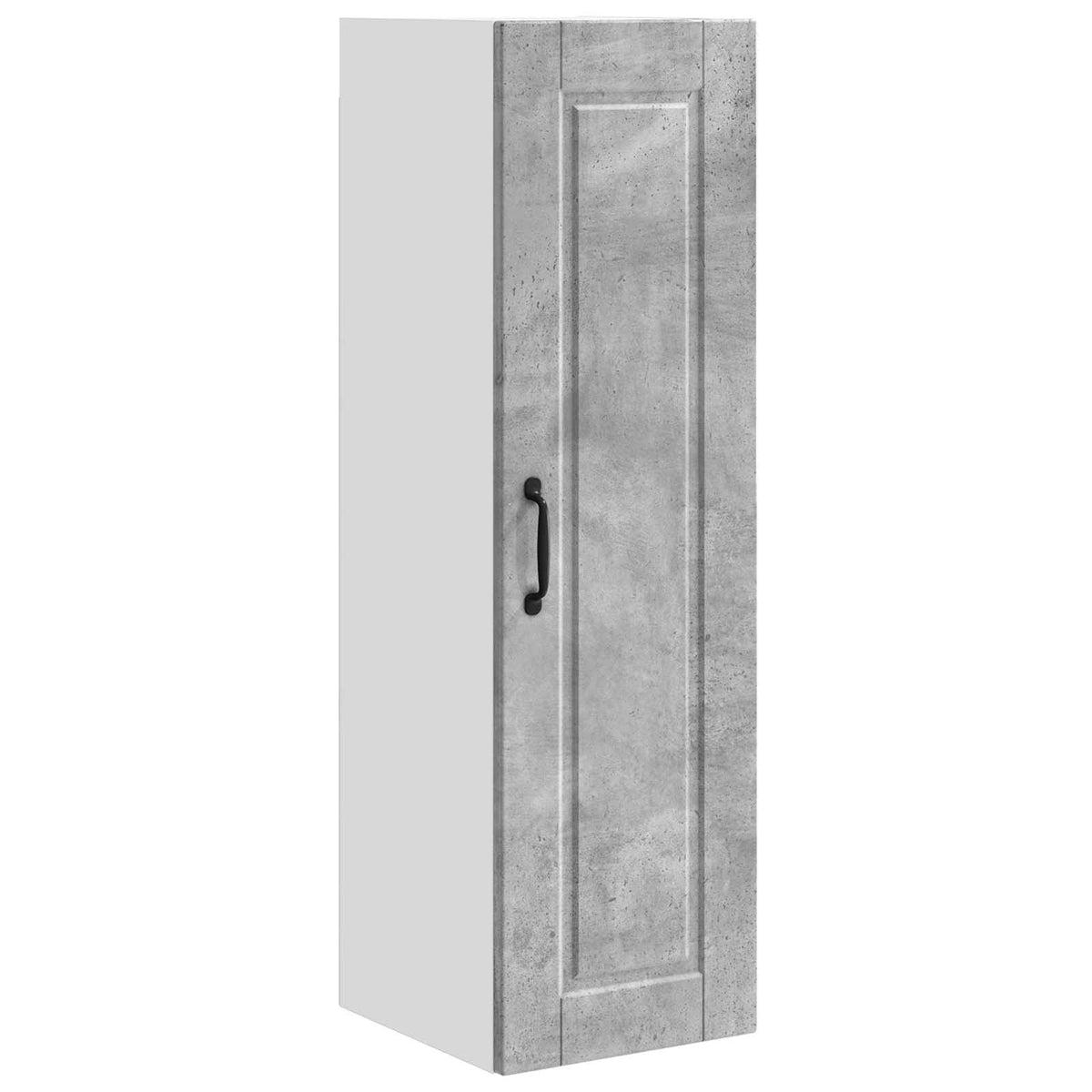 Ormar za Zid Betonski sivi 30 x 31 x 100 cm Konstruirano drvo