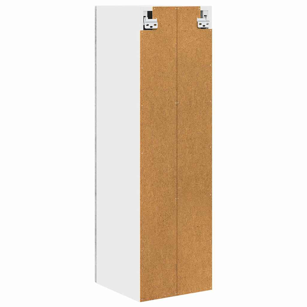 Ormar za Zid Betonski sivi 30 x 31 x 100 cm Konstruirano drvo