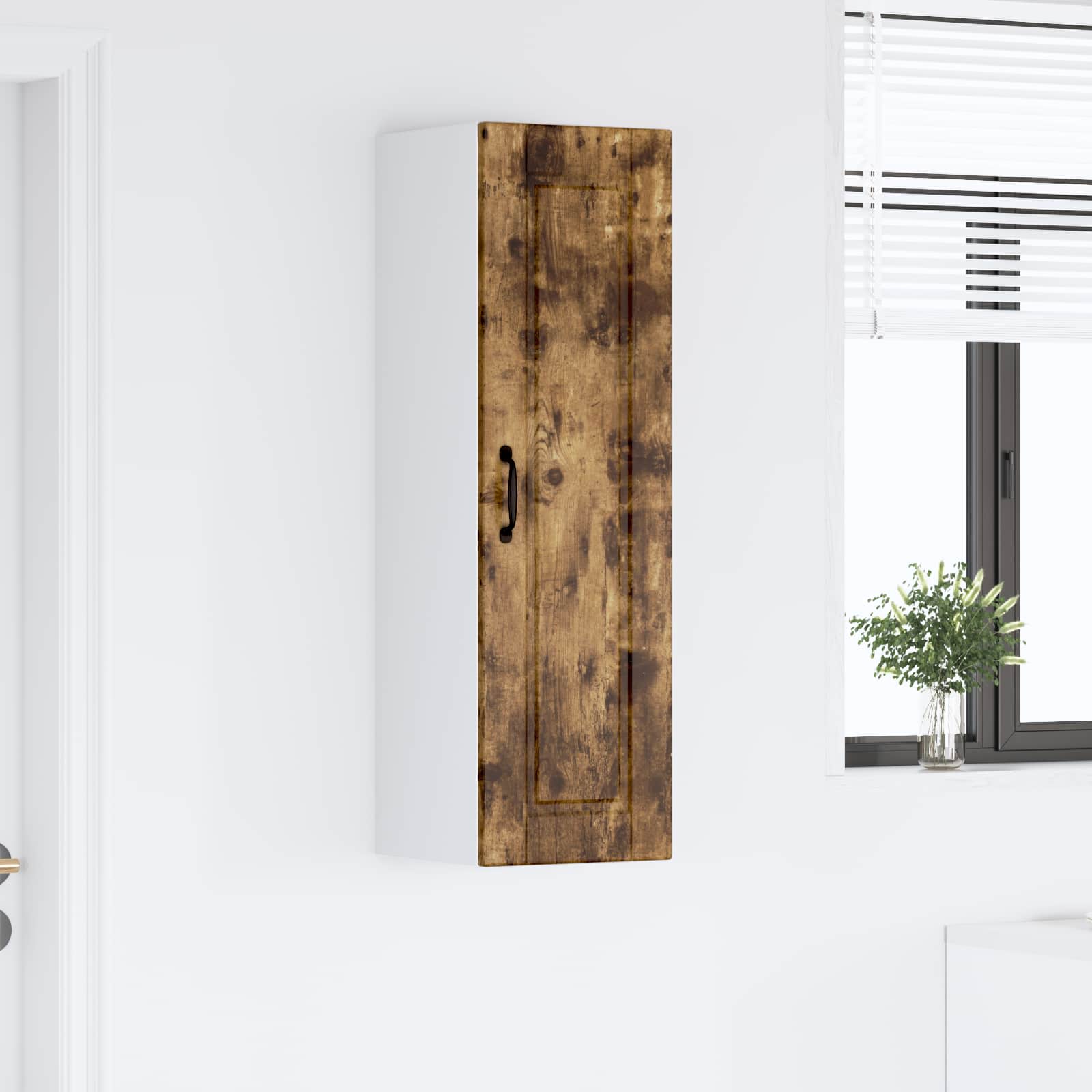 Ormar za Zid Dimljeni hrast 30 x 31 x 100 cm Konstruirano drvo