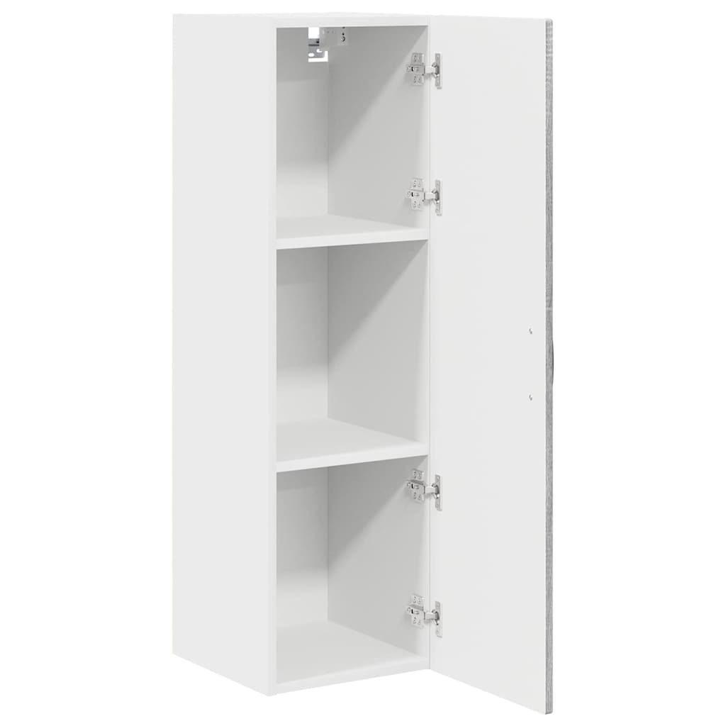 Ormar za Zid Siva Sonoma 30 x 31 x 100 cm Konstruirano drvo
