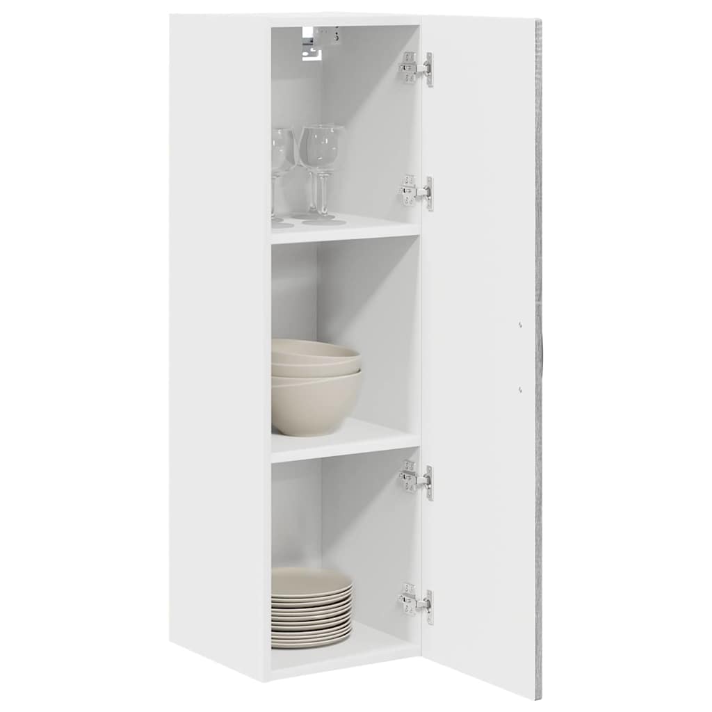 Ormar za Zid Siva Sonoma 30 x 31 x 100 cm Konstruirano drvo