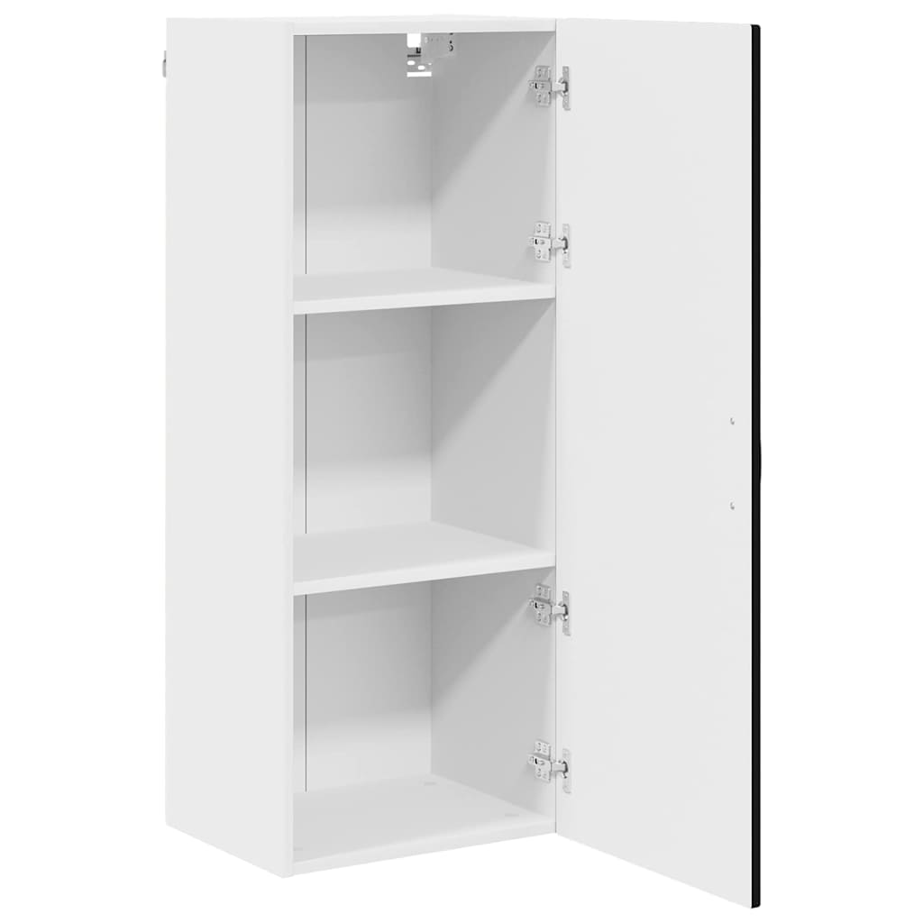 Ormar za Zid Crna 40 x 31 x 100 cm Konstruirano drvo