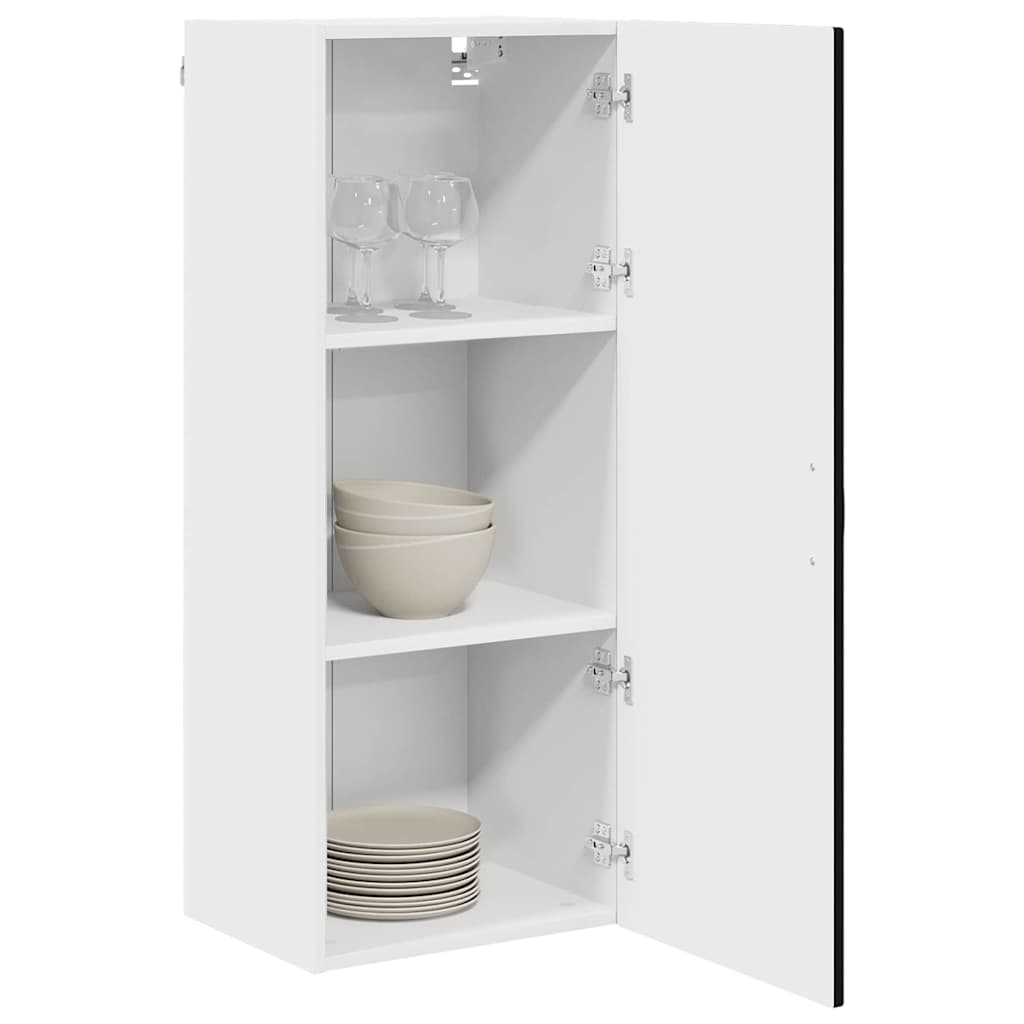 Ormar za Zid Crna 40 x 31 x 100 cm Konstruirano drvo