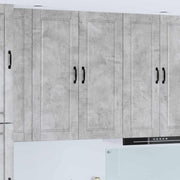 Ormar za Zid Betonski sivi 40 x 31 x 100 cm Konstruirano drvo