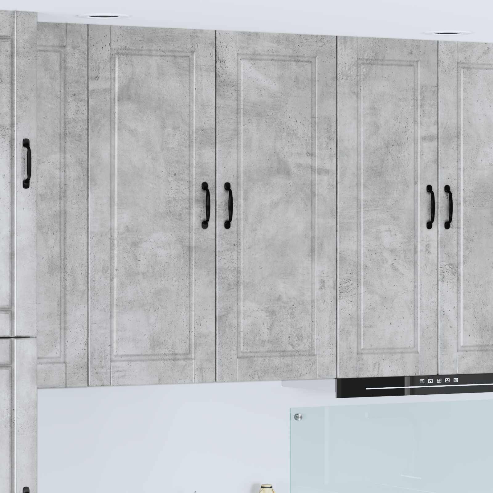 Ormar za Zid Betonski sivi 40 x 31 x 100 cm Konstruirano drvo