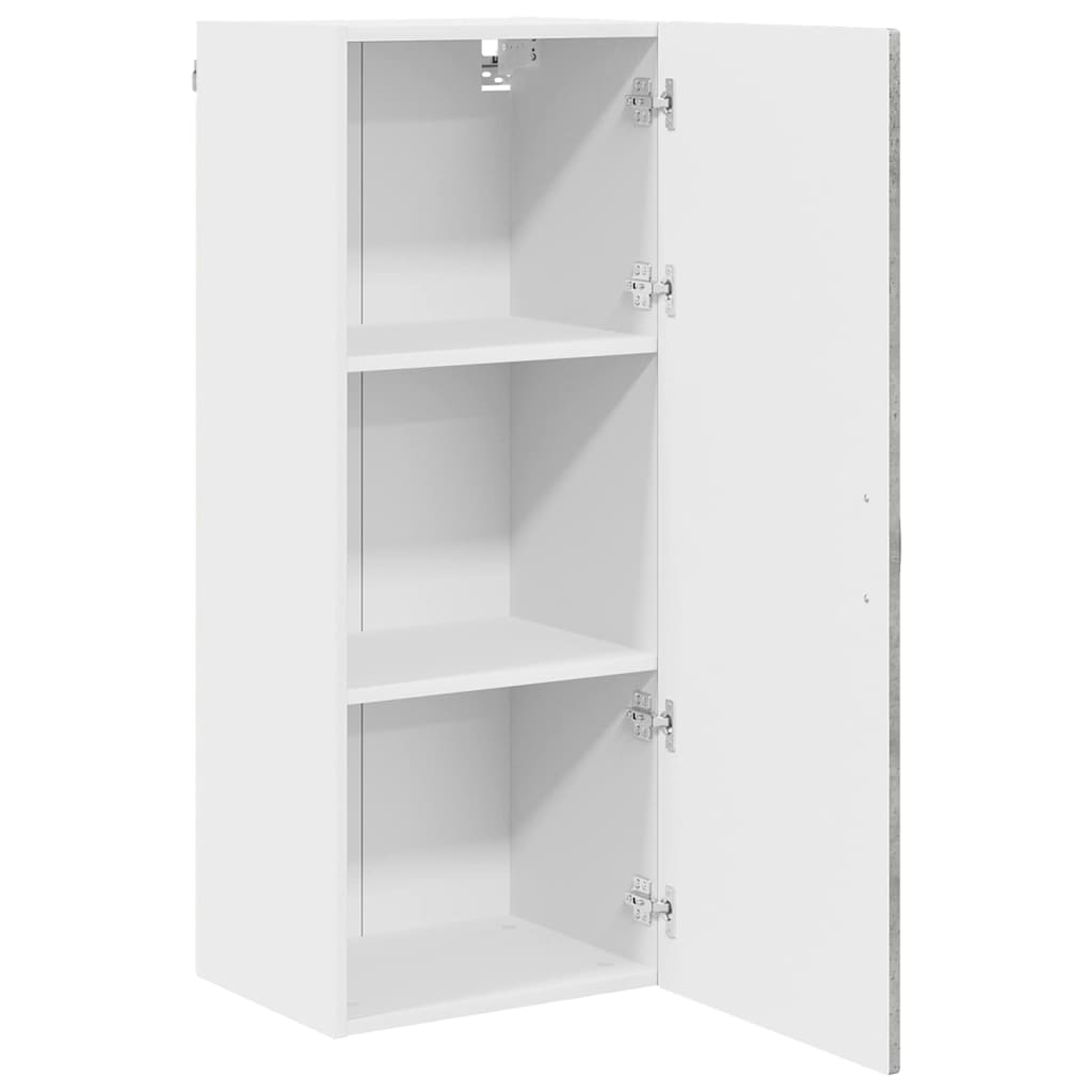 Ormar za Zid Betonski sivi 40 x 31 x 100 cm Konstruirano drvo