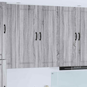 Ormar za Zid Siva Sonoma 40 x 31 x 100 cm Konstruirano drvo