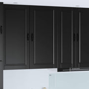Ormar za Zid Crna 50 x 31 x 100 cm Konstruirano drvo
