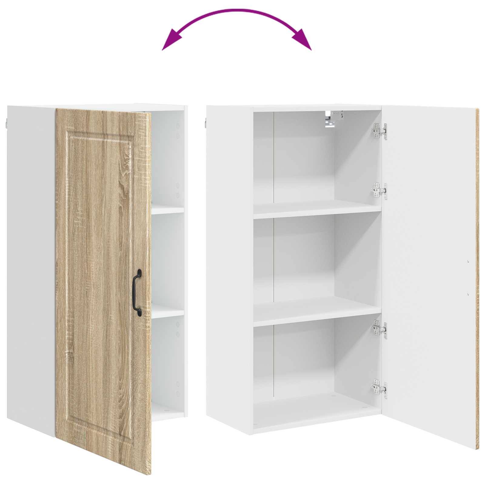 Ormar za Zid Sonoma hrast 50 x 31 x 100 cm Konstruirano drvo