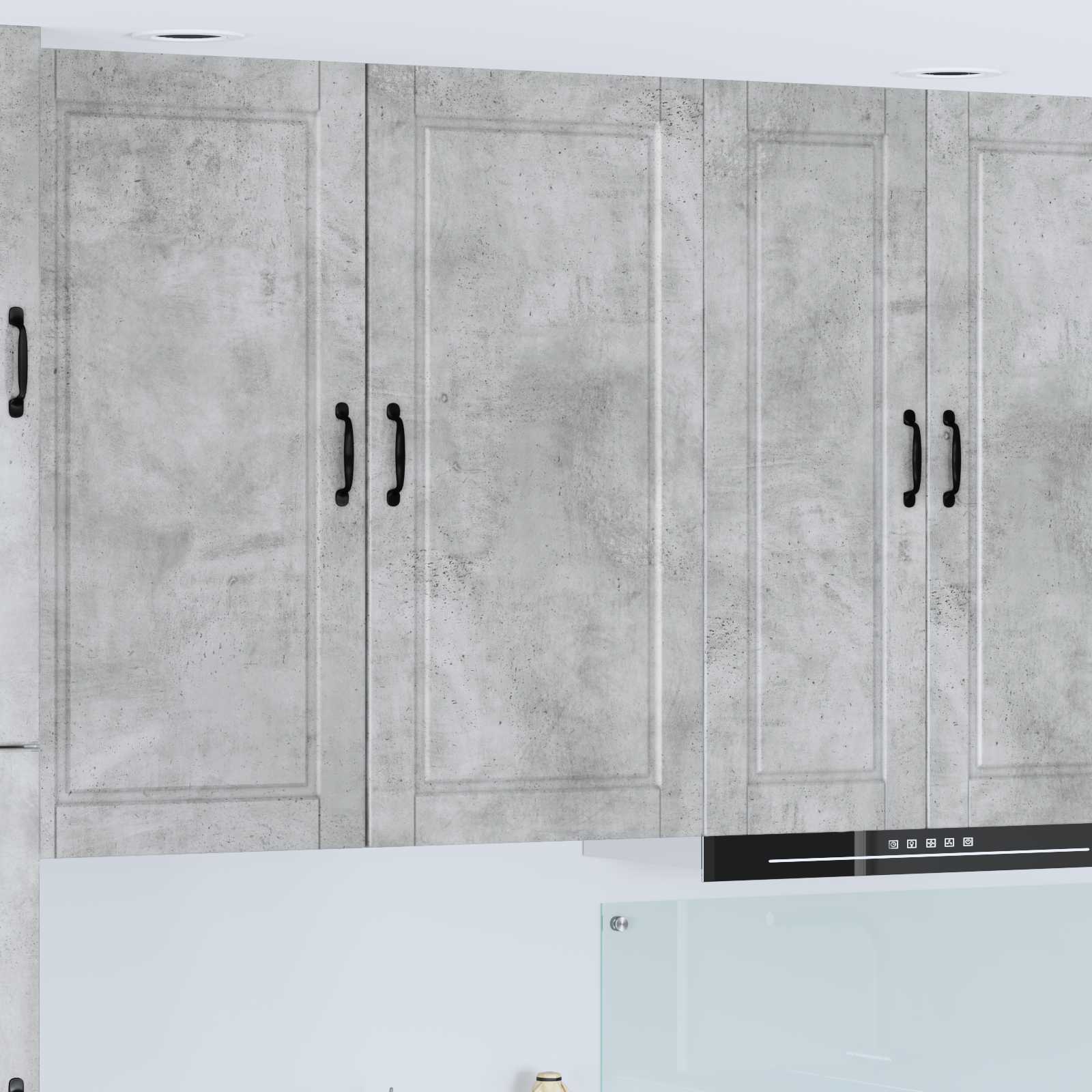 Ormar za Zid Betonski sivi 50 x 31 x 100 cm Konstruirano drvo