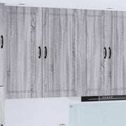 Ormar za Zid Siva Sonoma 50 x 31 x 100 cm Konstruirano drvo
