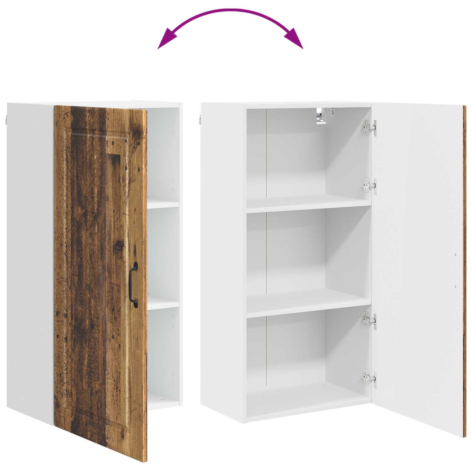 Ormar za Zid Staro drvo 50 x 31 x 100 cm Konstruirano drvo