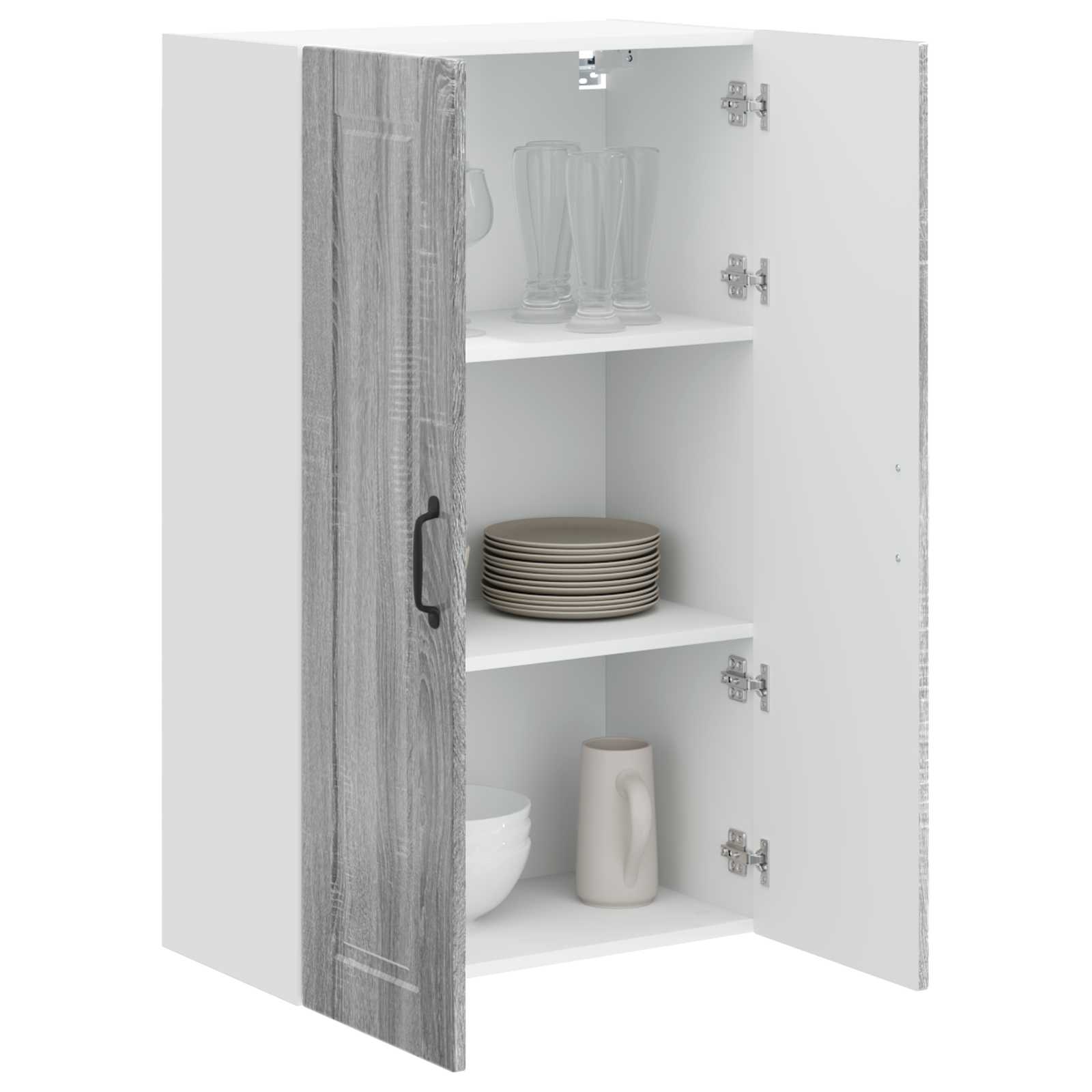 Ormar za Zid Siva Sonoma 60 x 31 x 100 cm Konstruirano drvo