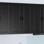 Ormar za Zid Crna 80 x 31 x 100 cm Konstruirano drvo