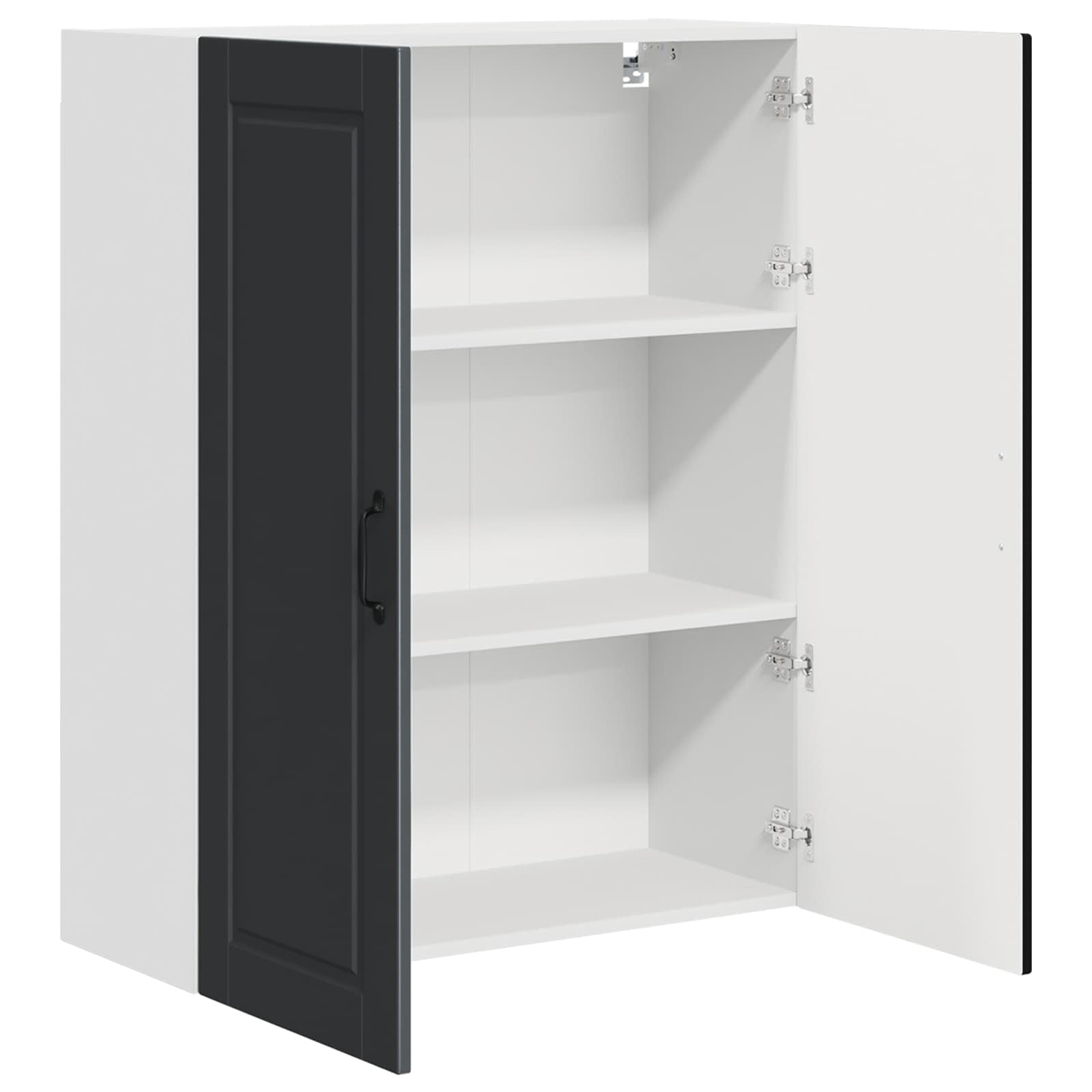 Ormar za Zid Crna 80 x 31 x 100 cm Konstruirano drvo