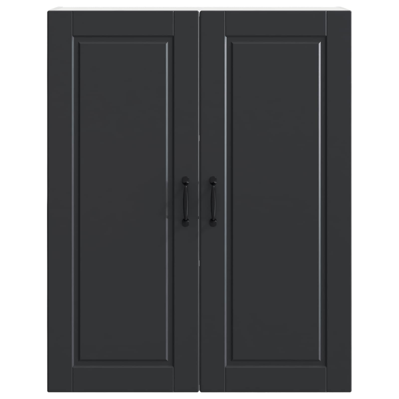 Ormar za Zid Crna 80 x 31 x 100 cm Konstruirano drvo