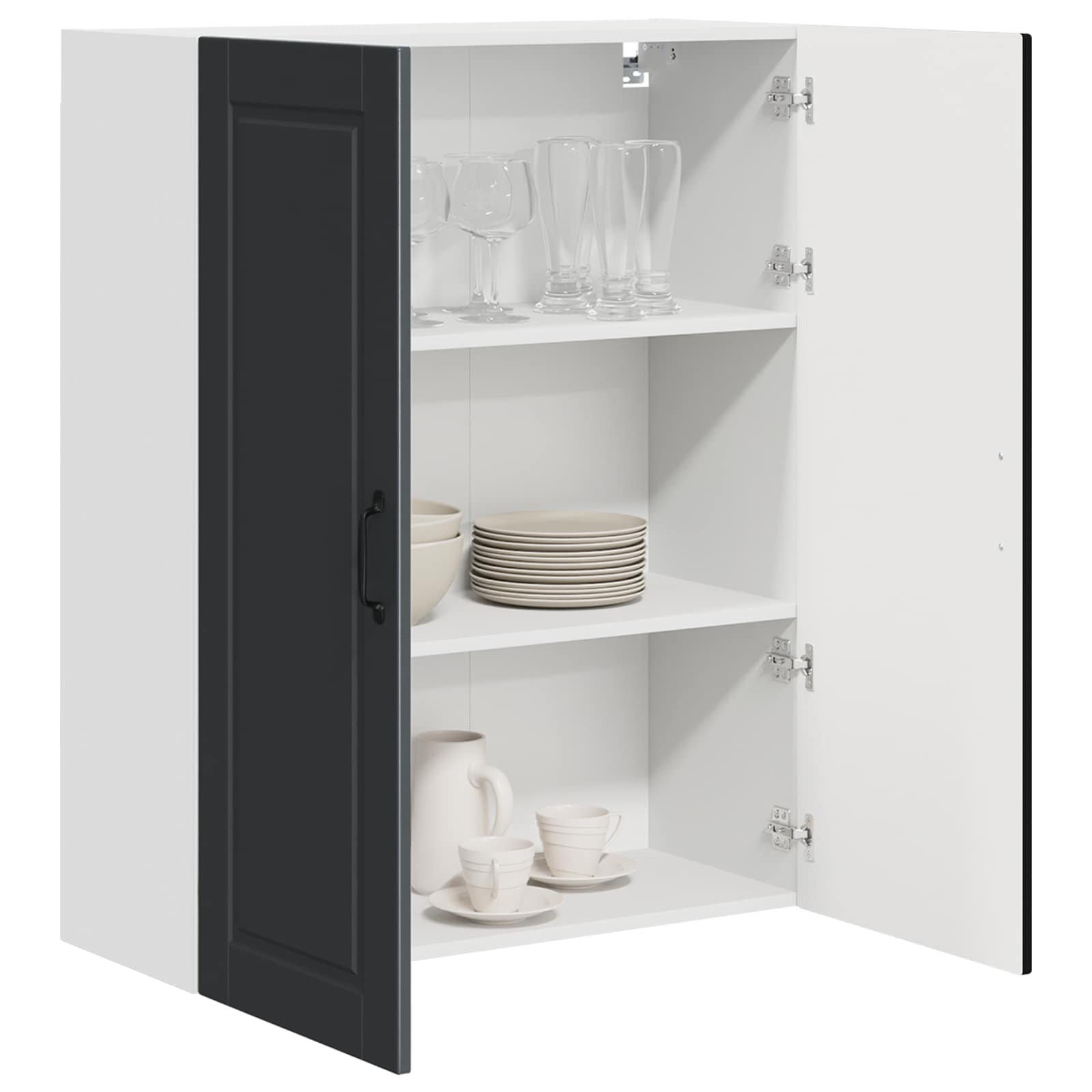 Ormar za Zid Crna 80 x 31 x 100 cm Konstruirano drvo