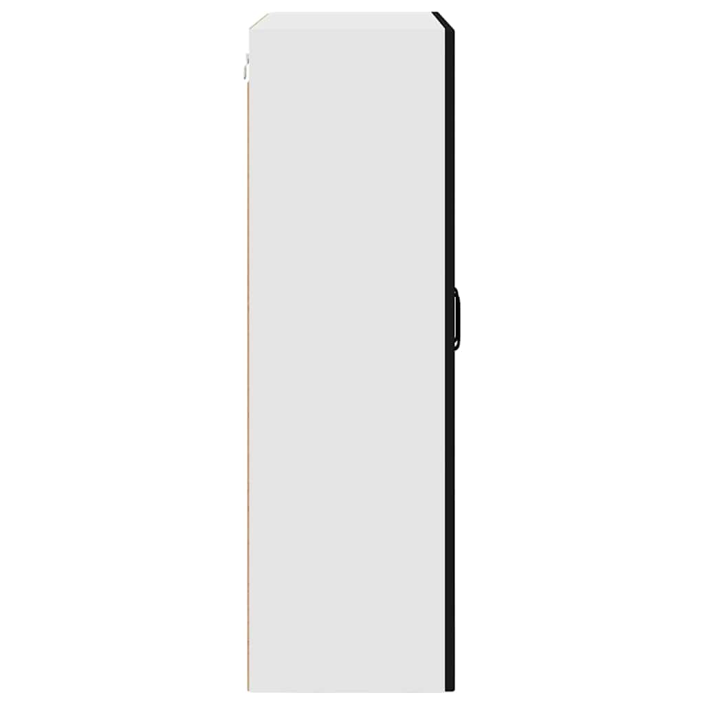 Ormar za Zid Crna 80 x 31 x 100 cm Konstruirano drvo