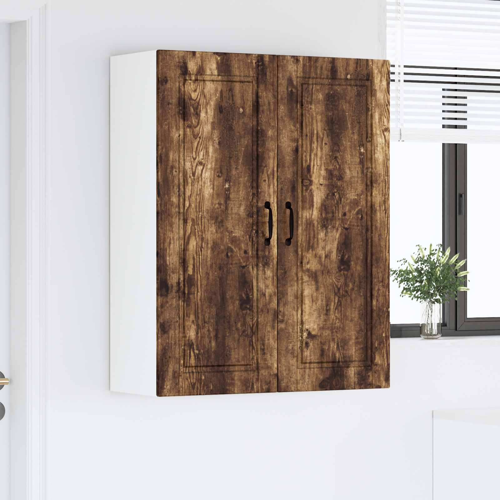 Ormar za Zid Dimljeni hrast 80 x 31 x 100 cm Konstruirano drvo