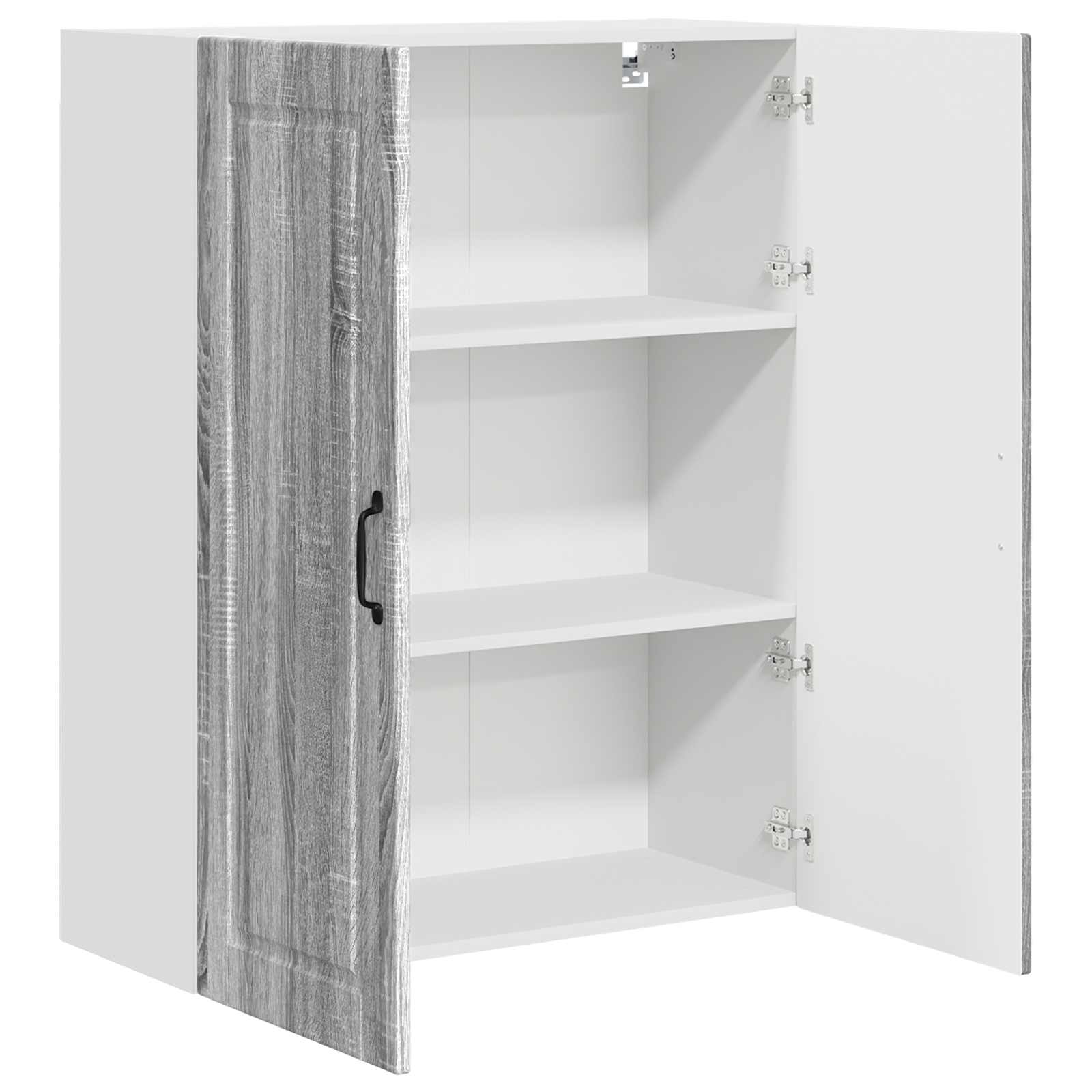 Ormar za Zid Siva Sonoma 80 x 31 x 100 cm Konstruirano drvo