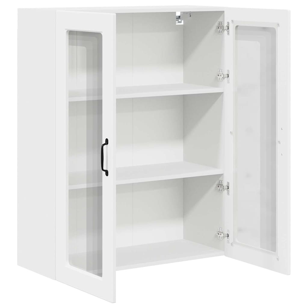 Zidni stakleni ormarić Bijelo 80 x 31 x 100 cm